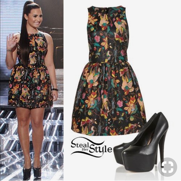 Topshop Dresses & Skirts - • Topshop • Hand Painted Leather Fox Dress 8